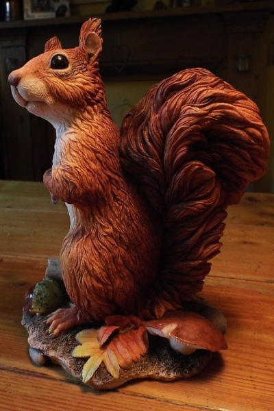 Rowan Red Squirrel Sculpture