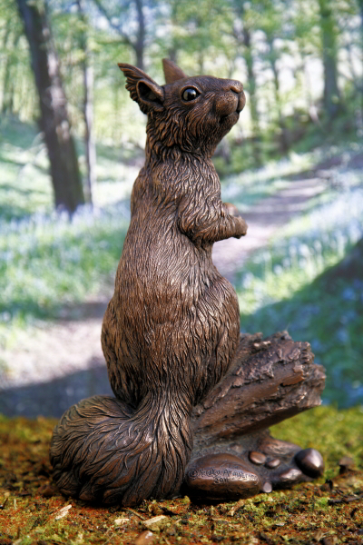 Willow Red Squirrel Sculpture