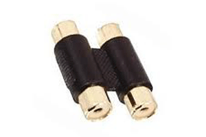 RCA AUDIO/VIDEO CABLE COUPLER