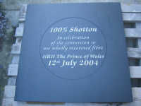 Welsh Slate Celebration Sign