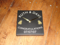 Welsh Slate Marriage Clock